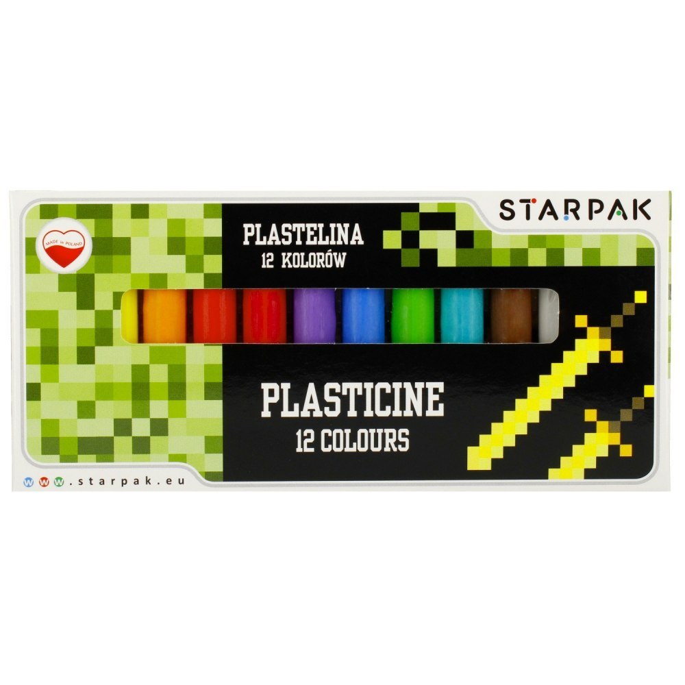 PLASTICIN 12 FARBEN PIXELSPIEL STARPAK 472913
